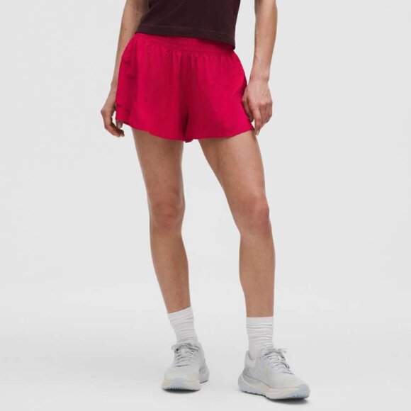 Lululemon Shake It Out High-Rise Running Short 2.5" Pink Dragonfruit - Picture 1 of 9
